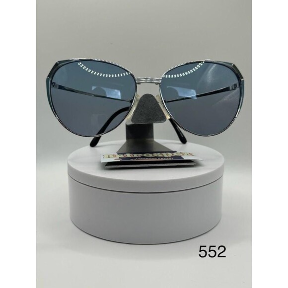 True Vintage Oversize Sunglasses | NOS | Blue/Grey Lens Oleg Cassini #552 main image 9